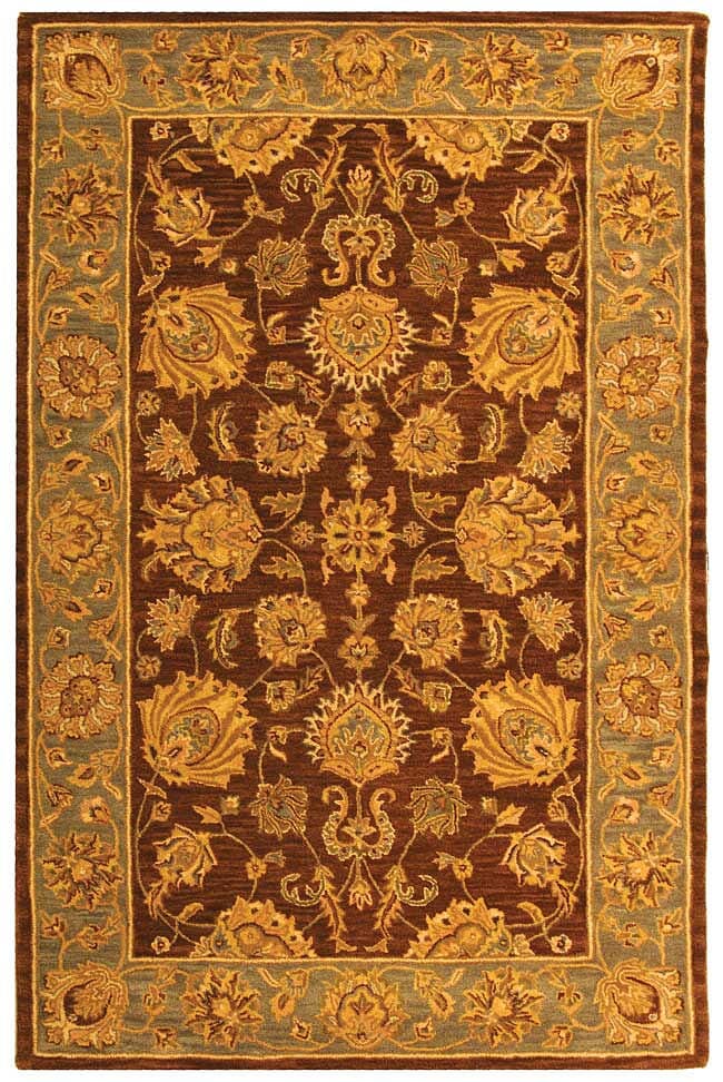 Safavieh Heritage hg343j Brown / Blue Rugs - Safavieh - hg343j - 2