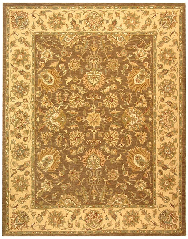 Safavieh Heritage Hg343K Brown / Ivory Rugs - Safavieh - hg343k - 4r