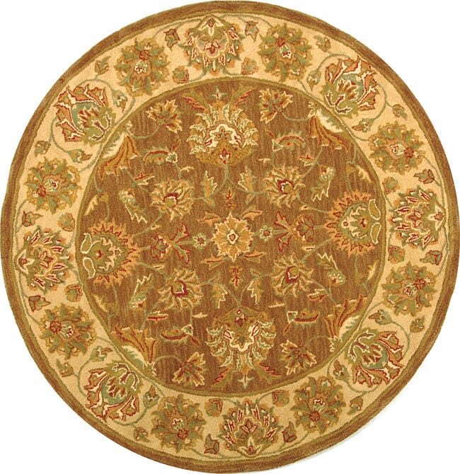 Safavieh Heritage Hg343K Brown / Ivory Rugs - Safavieh - hg343k - 4r