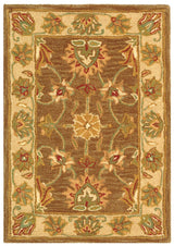 Safavieh Heritage Hg343K Brown / Ivory Rugs - Safavieh - hg343k - 5ov