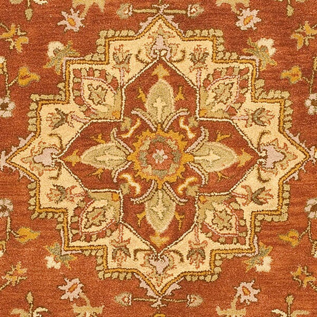 Safavieh Heritage Hg345A Rust / Gold Rugs - Safavieh - hg345a - 2