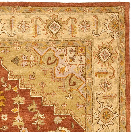 Safavieh Heritage Hg345A Rust / Gold Rugs - Safavieh - hg345a - 2