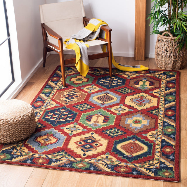 Safavieh Heritage Hg352Q Red/Gold Rugs - Safavieh - hg352q - 3