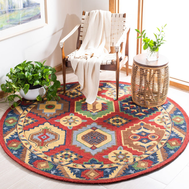 Safavieh Heritage Hg352Q Red/Gold Rugs - Safavieh - hg352q - 6r