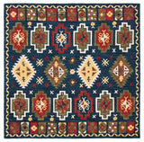 Safavieh Heritage Hg353N Navy/Red Rugs - Safavieh - hg353n - 6sq