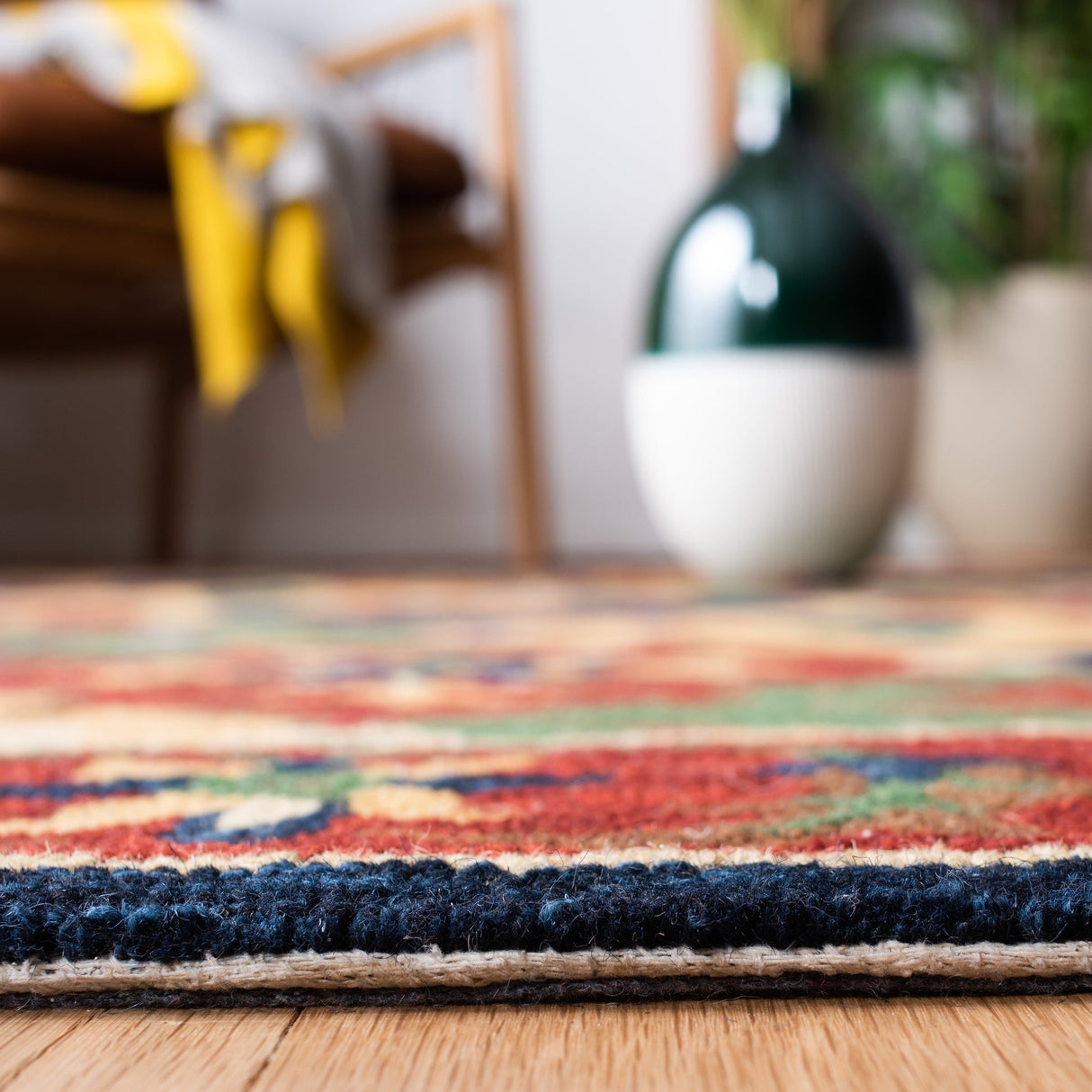 Safavieh Heritage Hg355Q Red/Green Rugs - Safavieh - hg355q - 6r