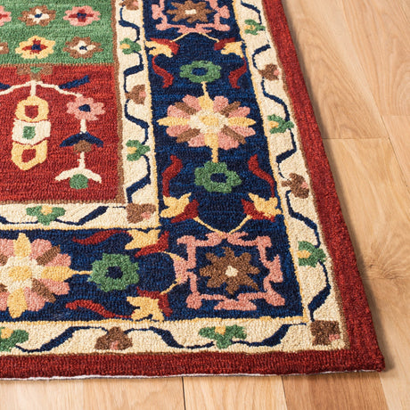 Safavieh Heritage Hg356Y Green/Red Rugs - Safavieh - hg356y - 6r
