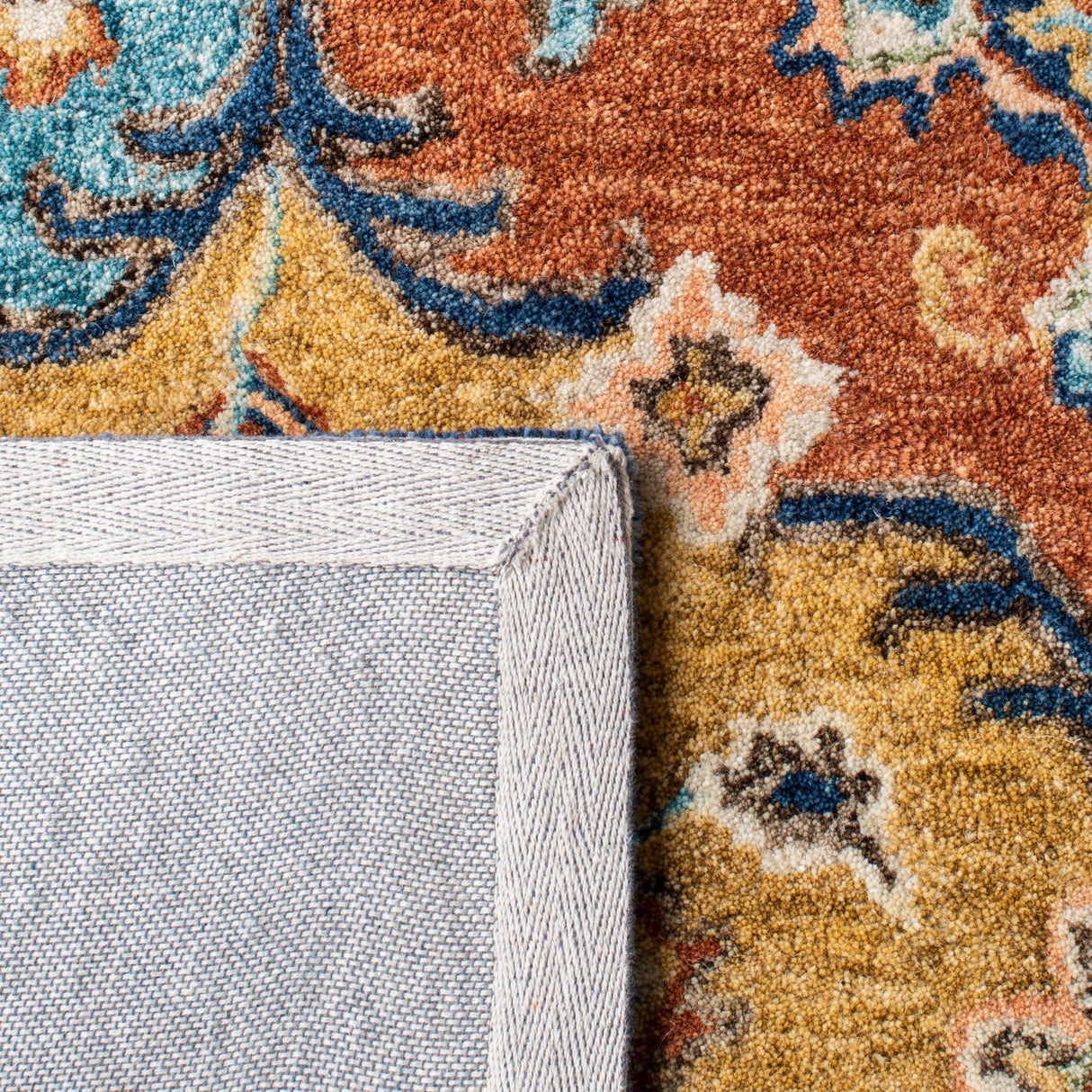 Safavieh Heritage Hg357M Blue/Rust Rugs - Safavieh - hg357m - 6r