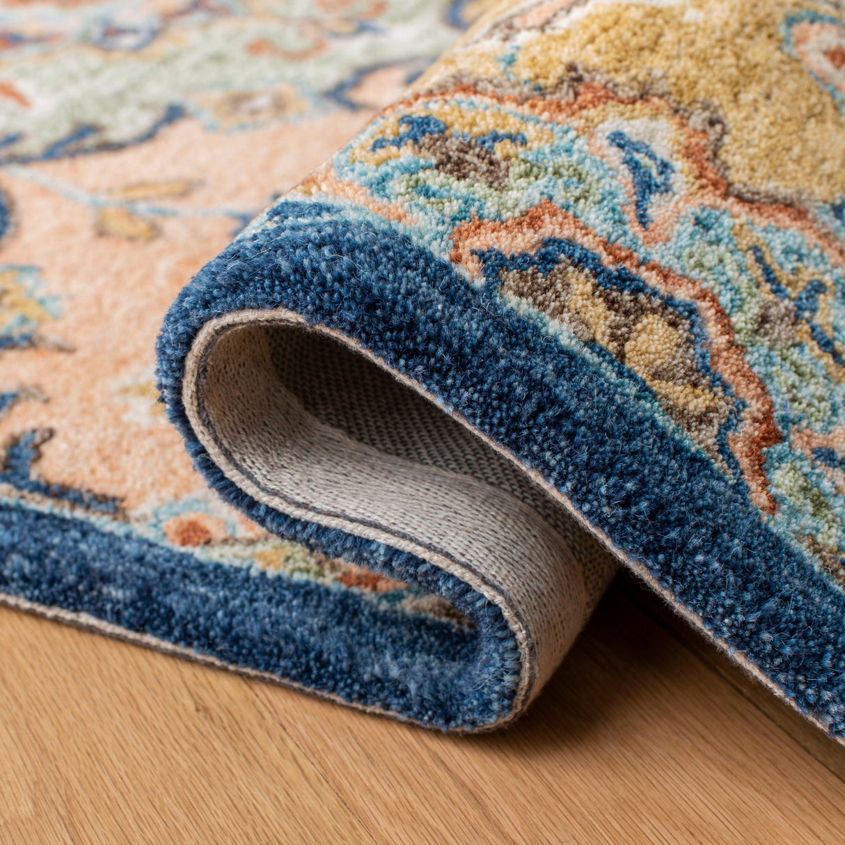 Safavieh Heritage Hg357M Blue/Rust Rugs - Safavieh - hg357m - 6r