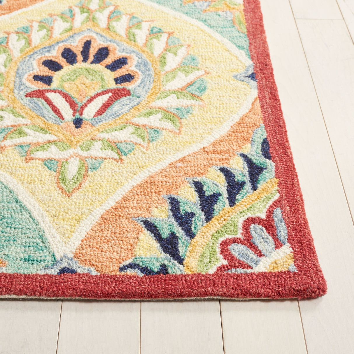 Safavieh Heritage Hg358Y Green/Rust Rug - Safavieh - hg358y - 3