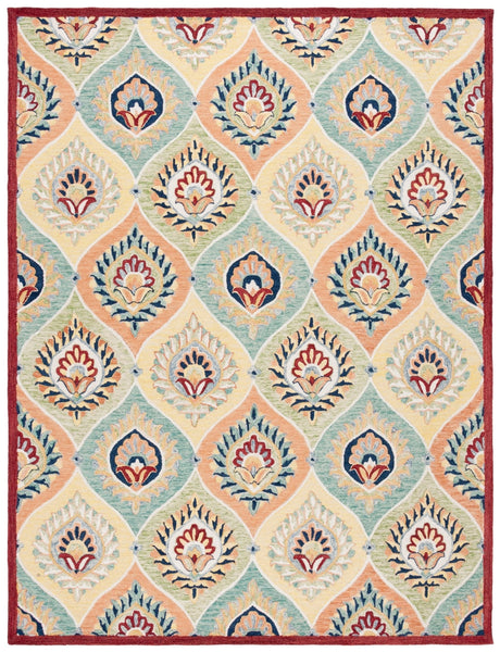 Safavieh Heritage Hg358Y Green/Rust Rug - Safavieh - hg358y - 3