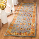 Safavieh Heritage Hg401A Blue / Orange Rugs - Safavieh - hg401a - 6sq