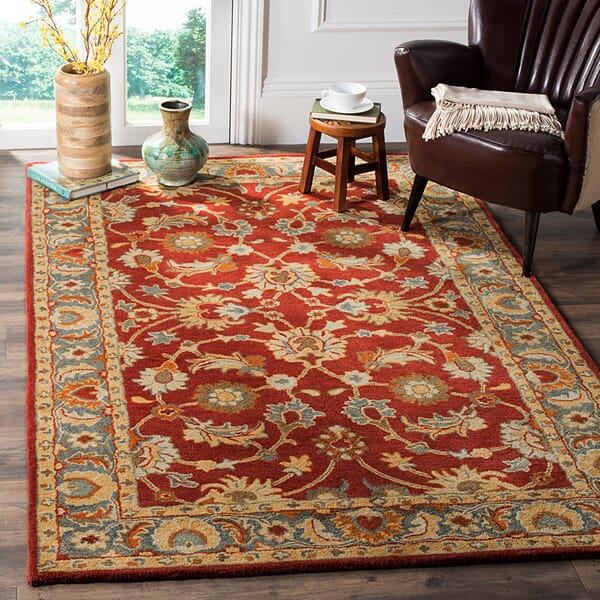 Safavieh Heritage Hg403A Red / Blue Rugs - Safavieh - hg403a - 3