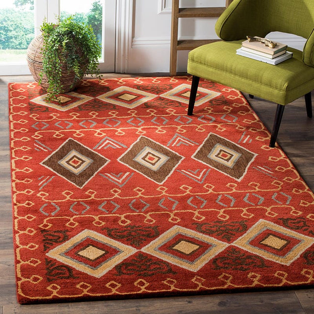 Safavieh Heritage Hg404A Red / Multi Rugs - Safavieh - hg404a - 3