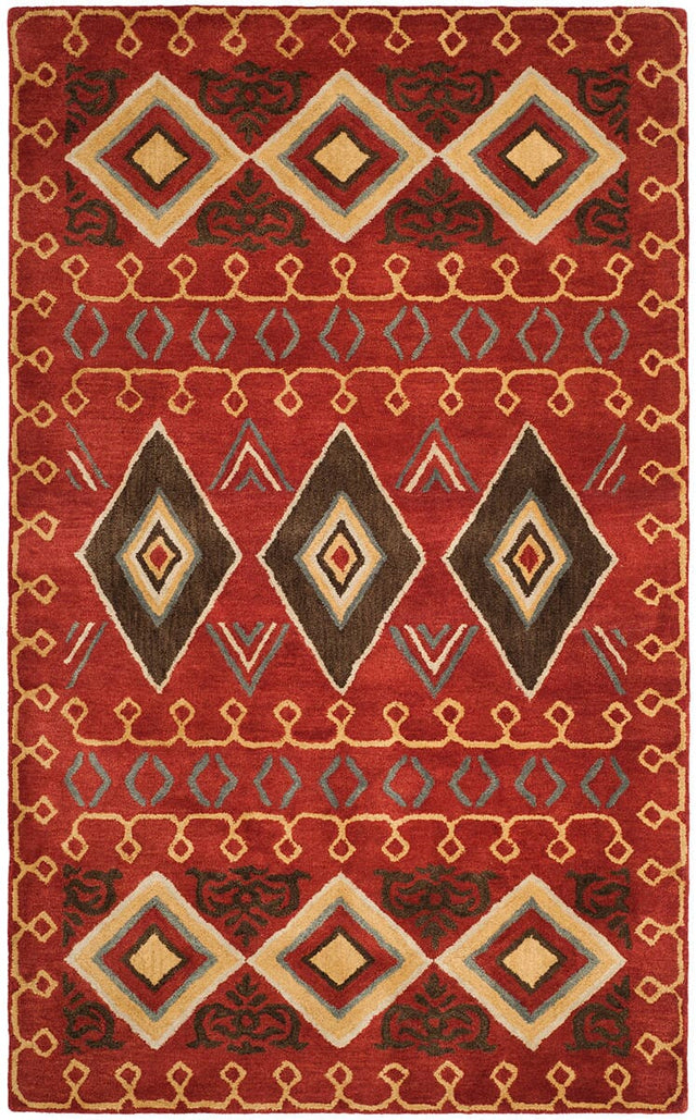 Safavieh Heritage Hg404A Red / Multi Rugs - Safavieh - hg404a - 3