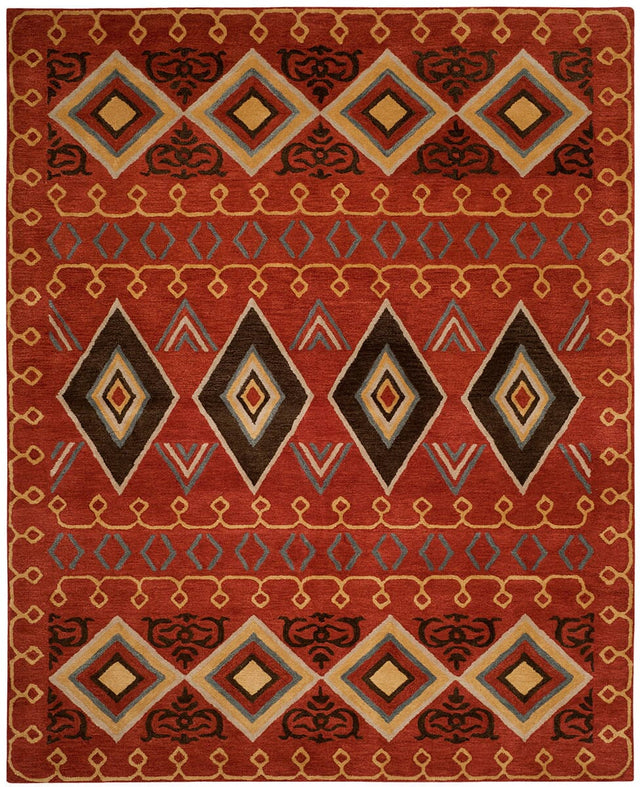 Safavieh Heritage Hg404A Red / Multi Rugs - Safavieh - hg404a - 6r