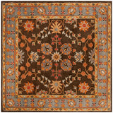 Safavieh Heritage Hg405A Charcoal / Blue Rugs - Safavieh - hg405a - 6sq