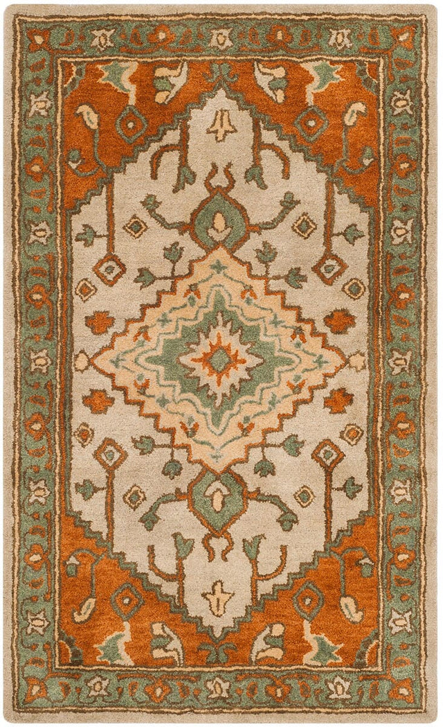 Safavieh Heritage Hg406A Light Blue / Rust Rugs - Safavieh - hg406a - 28