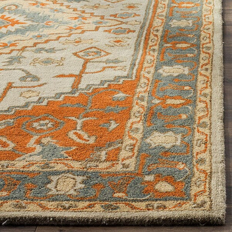 Safavieh Heritage Hg406A Light Blue / Rust Rugs - Safavieh - hg406a - 3