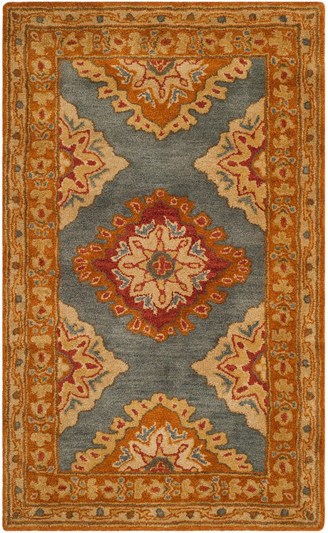 Safavieh Heritage Hg408A Blue / Rust Rugs - Safavieh - hg408a - 28