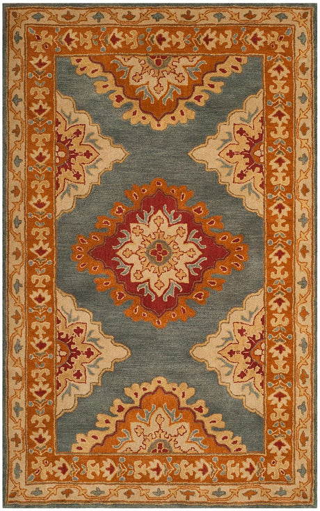 Safavieh Heritage Hg408A Blue / Rust Rugs - Safavieh - hg408a - 3