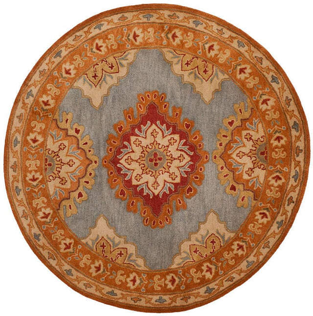 Safavieh Heritage Hg408A Blue / Rust Rugs - Safavieh - hg408a - 6r