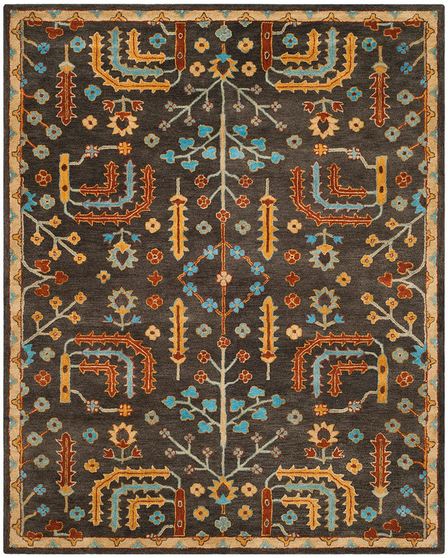 Safavieh Heritage Hg409A Charcoal / Multi Rugs - Safavieh - hg409a - 28