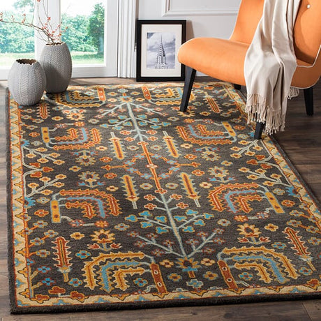 Safavieh Heritage Hg409A Charcoal / Multi Rugs - Safavieh - hg409a - 3