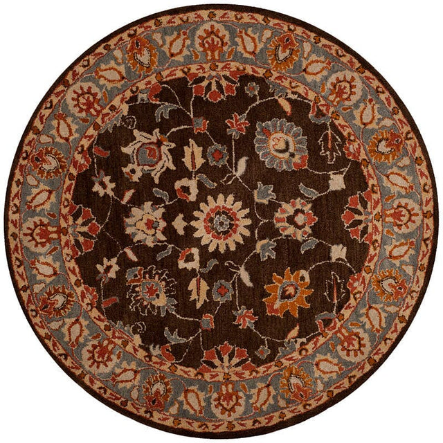 Safavieh Heritage Hg412A Charcoal / Blue Rugs - Safavieh - hg412a - 6r