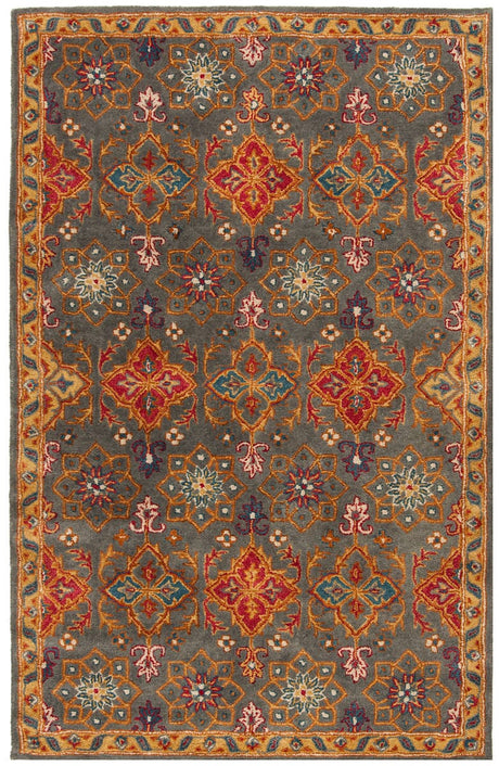 Safavieh Heritage Hg415H Charcoal / Multi Rugs - Safavieh - hg415h - 3