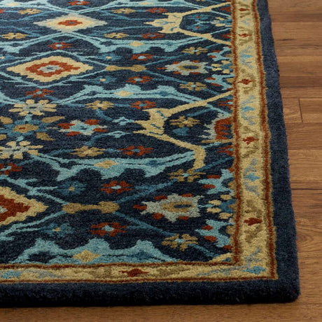 Safavieh Heritage Hg416N Navy / Multi Rugs - Safavieh - hg416n - 3