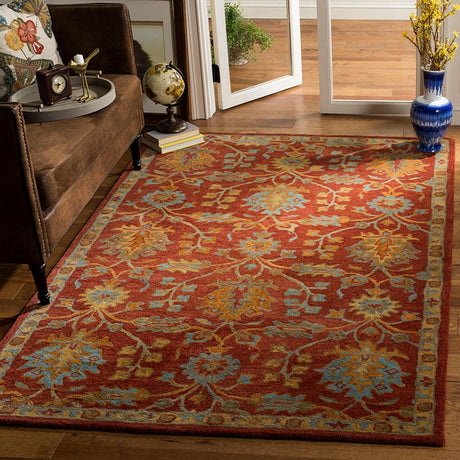 Safavieh Heritage Hg417Q Red / Multi Rugs - Safavieh - hg417q - 3