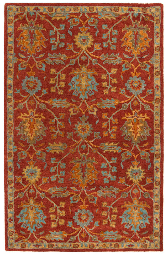 Safavieh Heritage Hg417Q Red / Multi Rugs - Safavieh - hg417q - 3