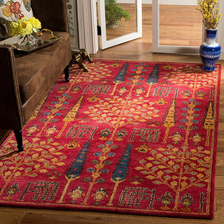 Safavieh Heritage Hg418Q Red / Multi Rugs - Safavieh - hg418q - 3