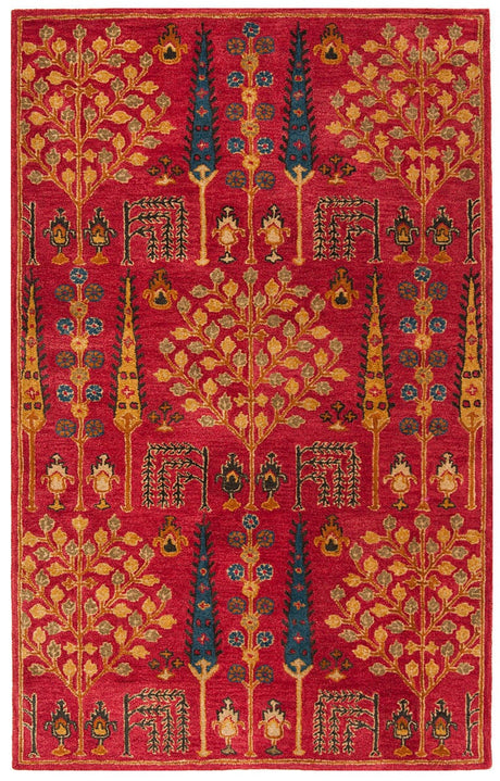 Safavieh Heritage Hg418Q Red / Multi Rugs - Safavieh - hg418q - 3