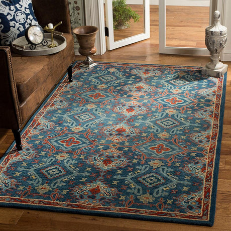 Safavieh Heritage Hg422M Blue / Multi Rugs - Safavieh - hg422m - 3