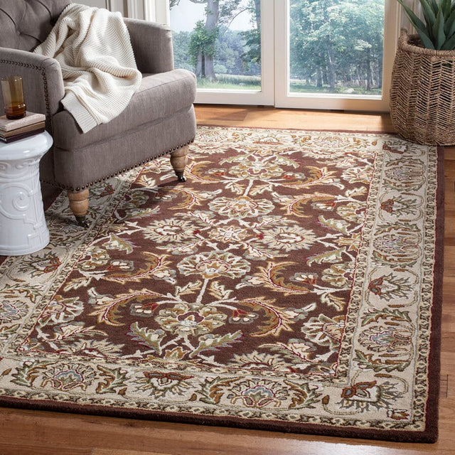 Safavieh Heritage Hg451A Brown / Ivory Rugs - Safavieh - hg451a - 3