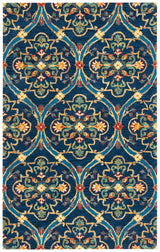 Safavieh Heritage Hg475N Navy/Yellow Rugs - Safavieh - hg475n - 3