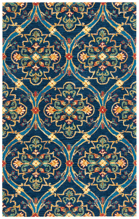 Safavieh Heritage Hg475N Navy/Yellow Rugs - Safavieh - hg475n - 3