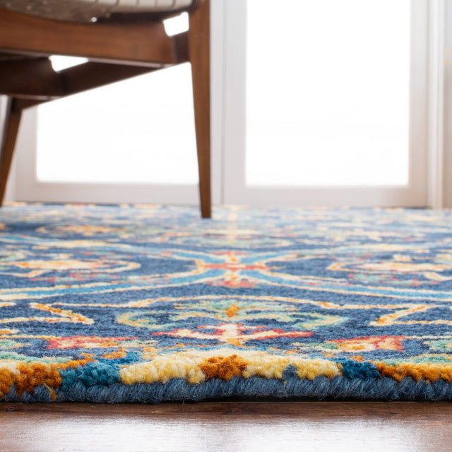 Safavieh Heritage Hg475N Navy/Yellow Rugs - Safavieh - hg475n - 6r