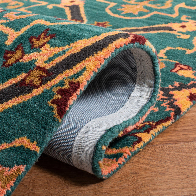 Safavieh Heritage Hg475Y Green/Orange Rug - Safavieh - hg475y - 6r