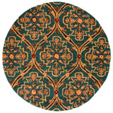 Safavieh Heritage Hg475Y Green/Orange Rug - Safavieh - hg475y - 6r
