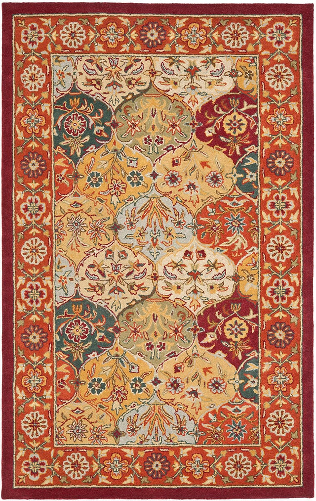 Safavieh Heritage hg510b Multi / Red Rugs - Safavieh - hg510b - 4r