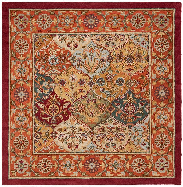 Safavieh Heritage hg510b Multi / Red Rugs - Safavieh - hg510b - 4sq