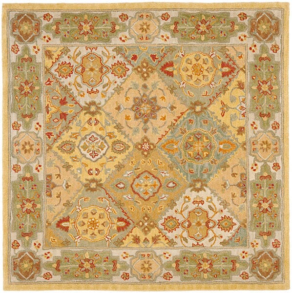 Safavieh Heritage hg512c Multi / Ivory Rugs - Safavieh - hg512c - 6sq