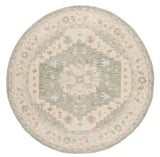 Safavieh Heritage 6'-0" x 6'-0" Rug in Light Green / Beige