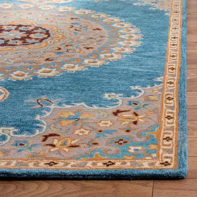 Safavieh Heritage Hg551M Blue / Beige Rugs - Safavieh - hg551m - 2