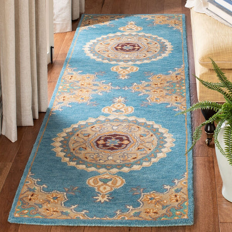 Safavieh Heritage Hg551M Blue / Beige Rugs - Safavieh - hg551m - 28