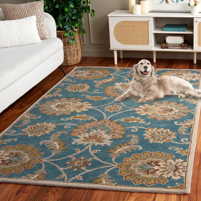 Safavieh Heritage Hg553M Blue/Yellow Rug - Safavieh - hg553m - 28