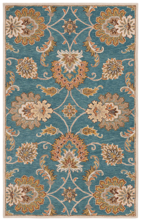 Safavieh Heritage Hg553M Blue/Yellow Rug - Safavieh - hg553m - 3